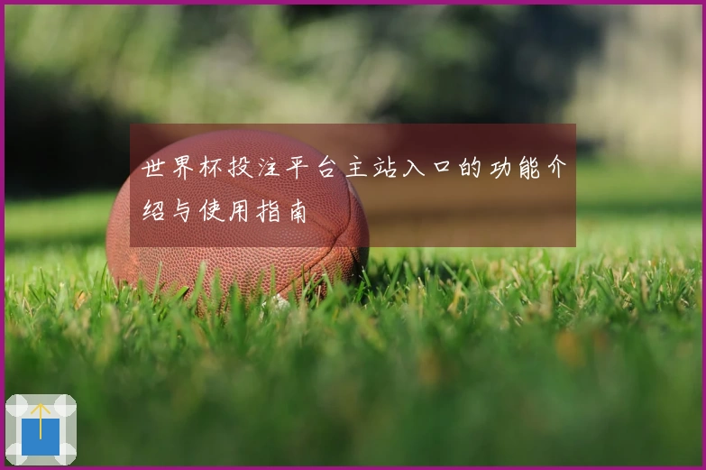 世界杯投注平台主站入口的功能介绍与使用指南
